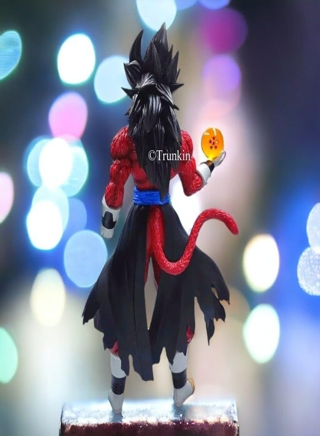 Trunkin SSJ4 Anime Action Figure with Dragon Ball - 32 cm Multicolour PVC Collectible Model Toy Inspired by DBZ Series - Image 4